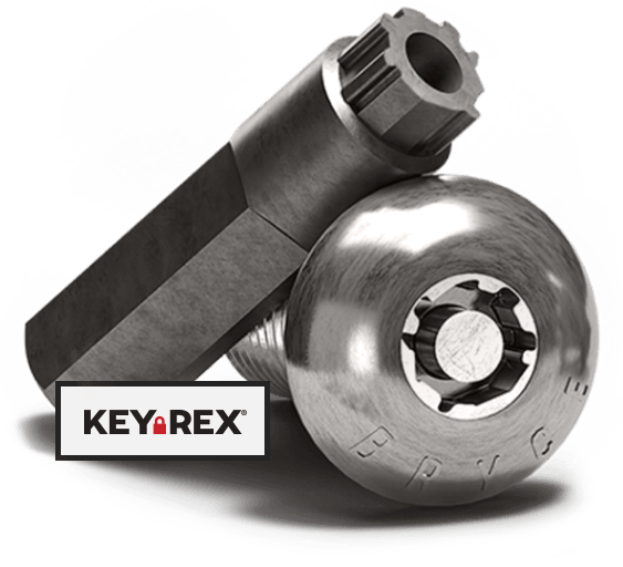 key rex theft proof security screws fasteners