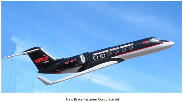 Bryce Fastener's New Corporate Jet