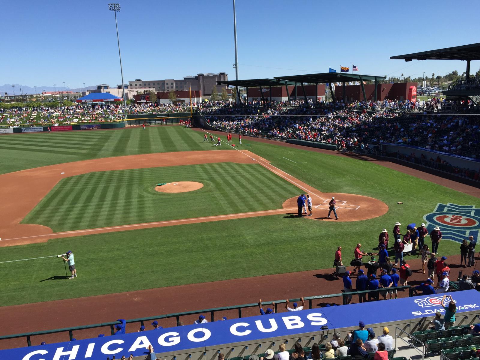 Spring Training Baseball Game here in Phoenix.