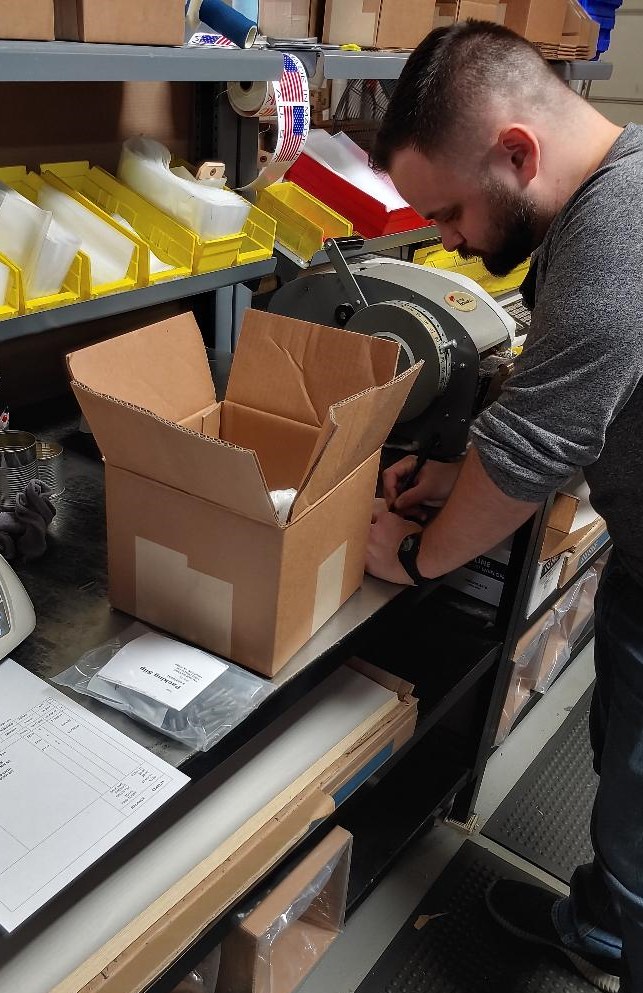 Garrett getting ready to ship