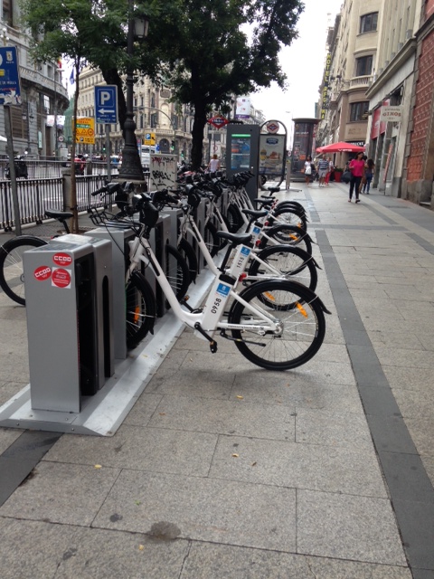 Public Bicycles Protected by Key-Rex® Security Nuts