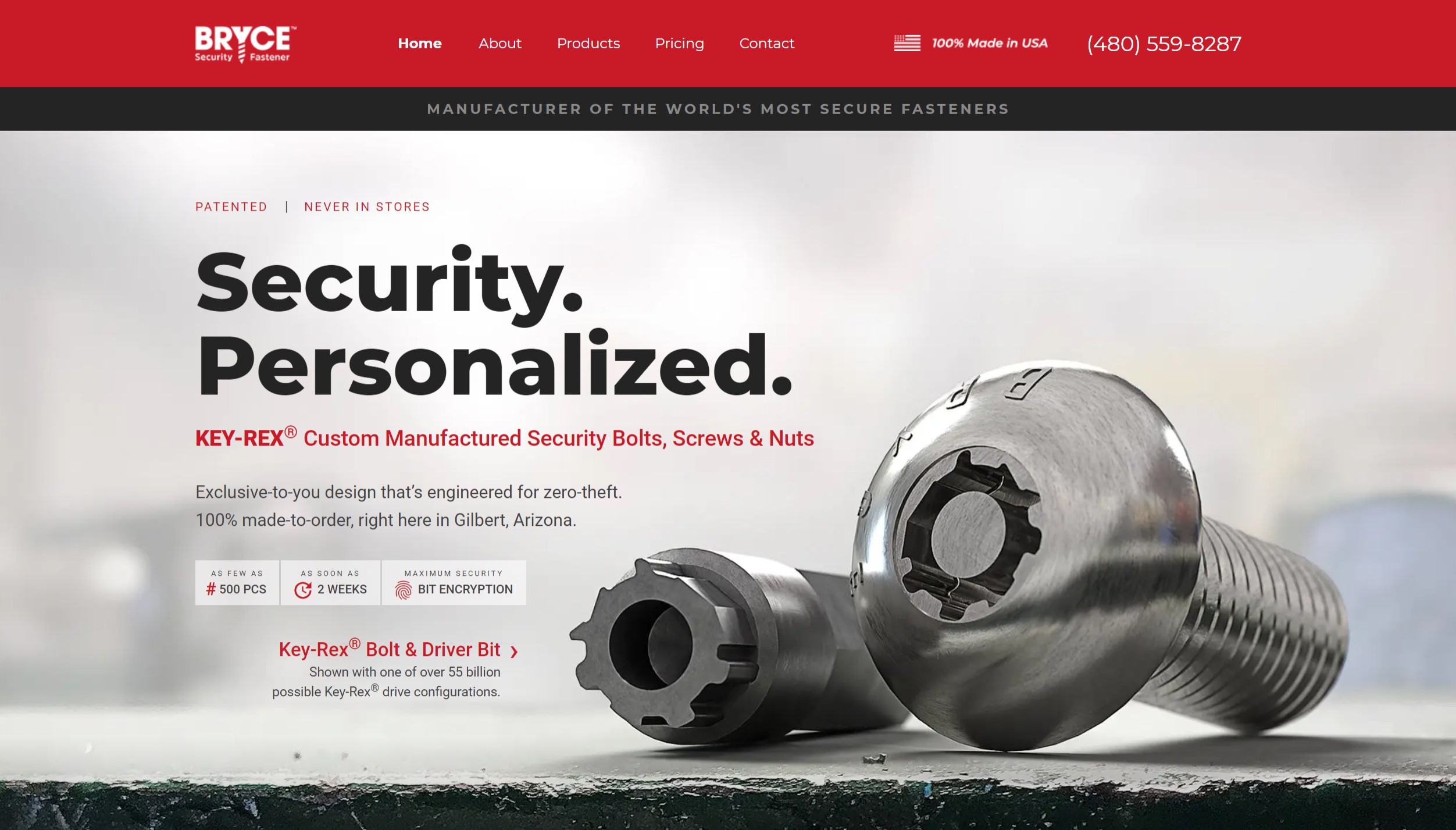 bryce security fastener new homepage