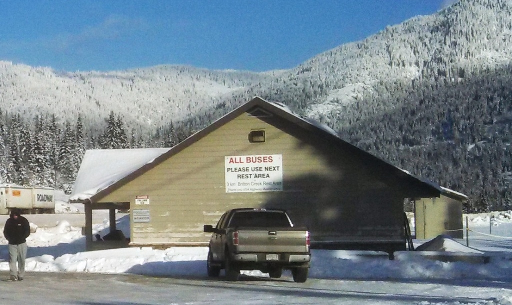 Winter Wonderland Pictures...And A Rest Stop?