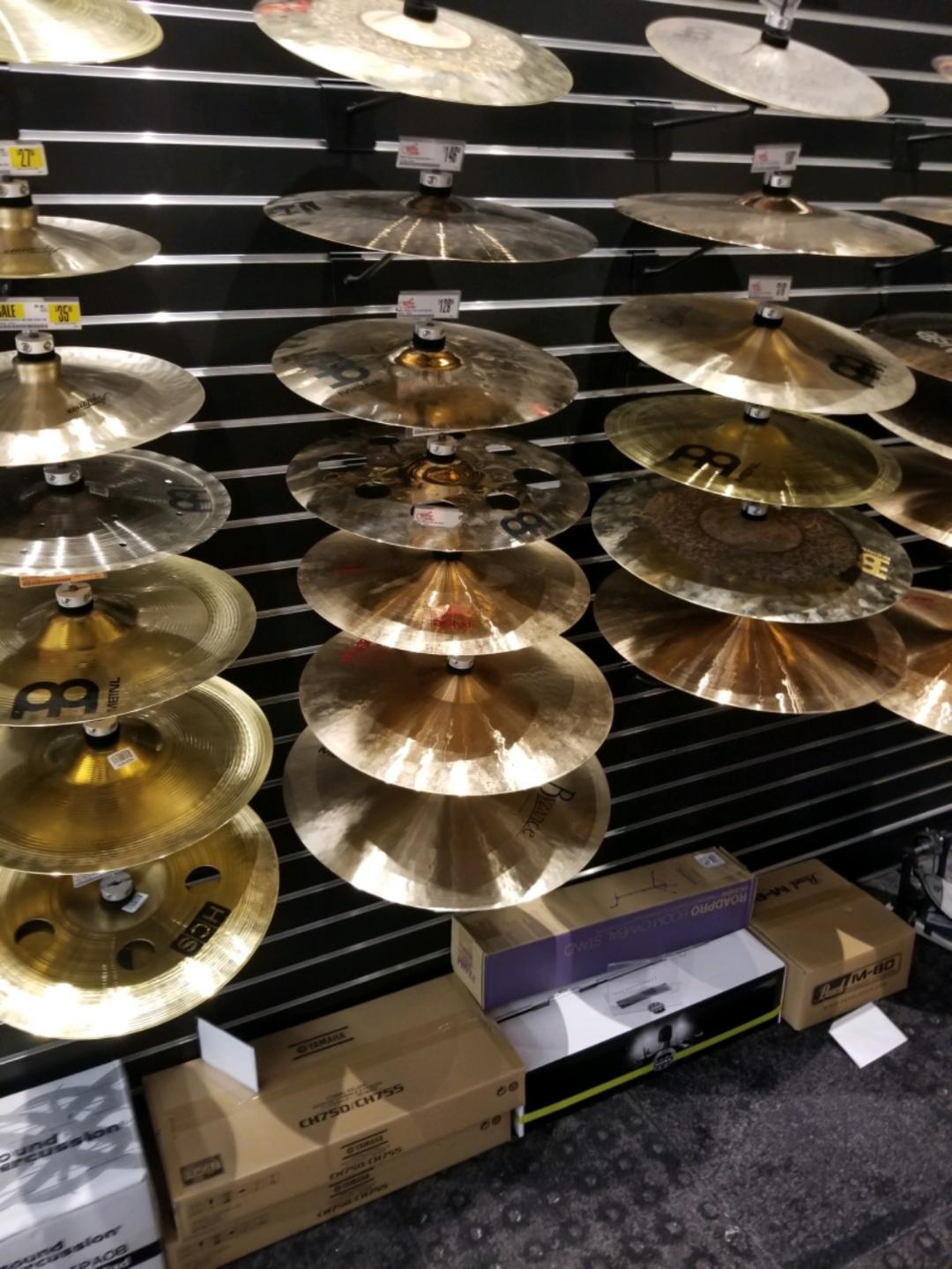 security mount for brass cymbal
