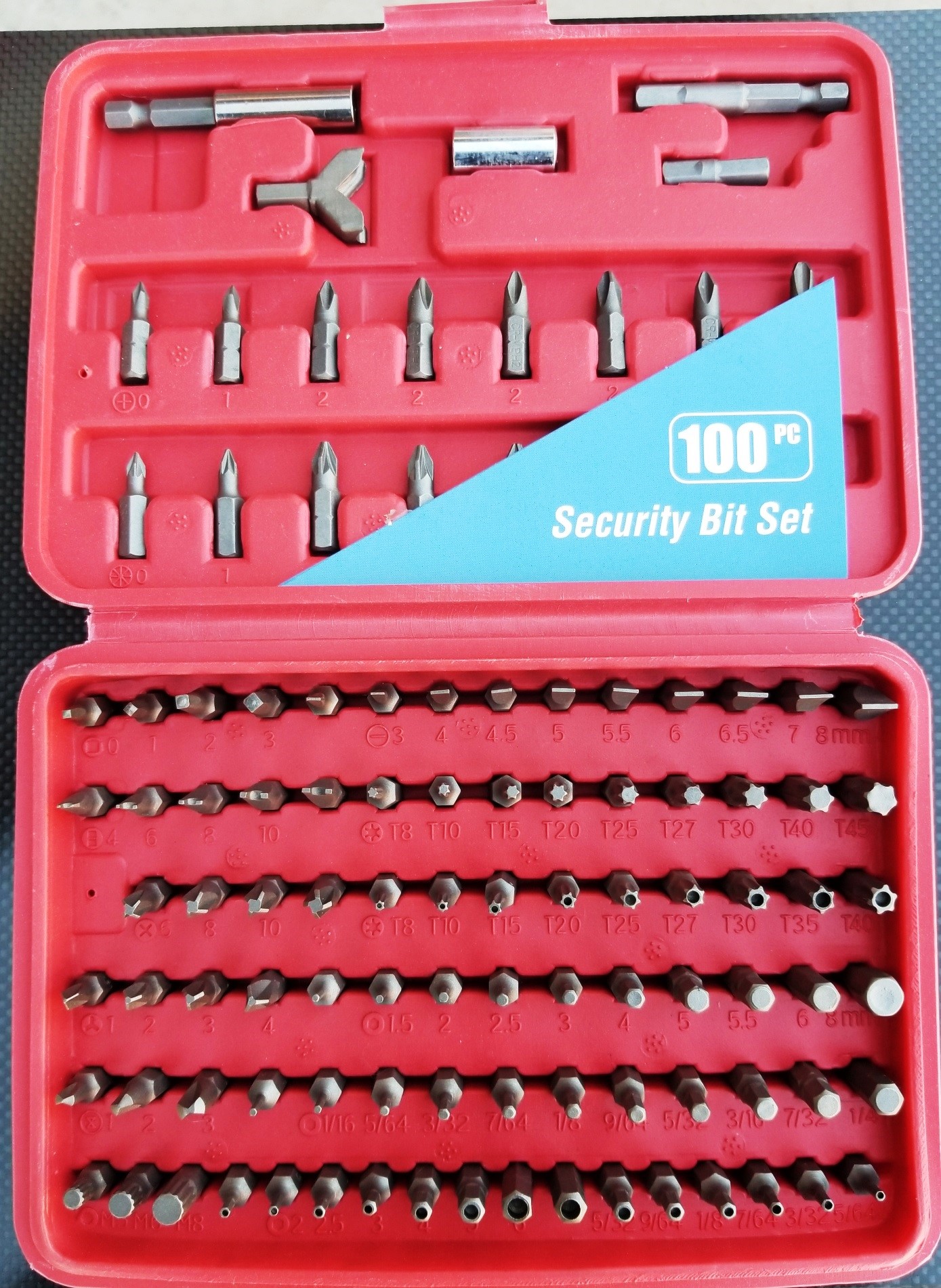 picture of security bit tip kit