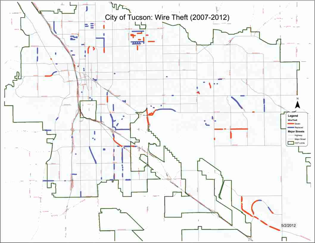 Bryce Helps the City of Tucson with copper theft.