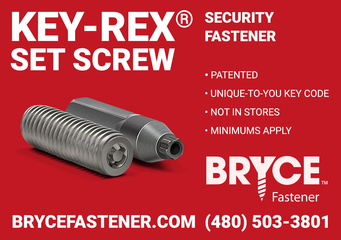 World's Most Advanced Security Set Screw