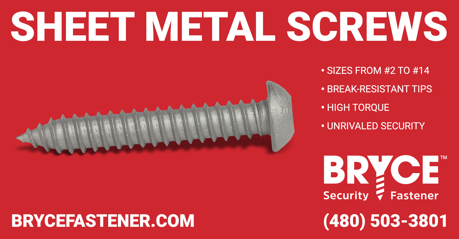 Fasteners for Sheet Metal